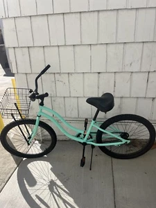 Teal Tuesday Bike With Basket And Bell - Picture 1 of 7