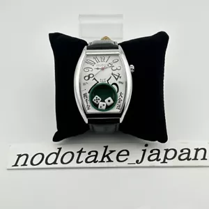 Reloj de juego FRANK MIURA Macao reimpreso dados edición limitada negro blanco - Imagen 1 de 9