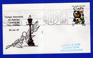 CUBIERTA DE AJEDREZ, 1982, ESPAÑA, CANCELACIÓN - Imagen 1 de 1