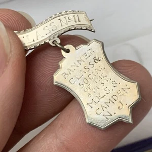 *Nachlass Sterling Silber Klasse Nr. 11 Camden NJ signierte Anstecknadeln Brosche - Bild 1 von 16