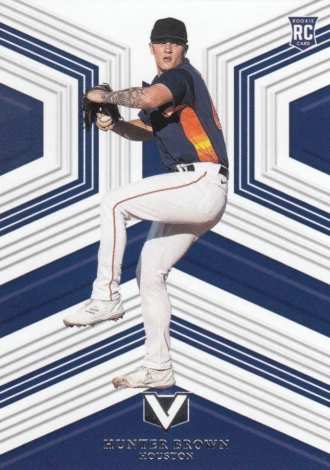 HUNTER BROWN CHRONICLES VERTEX ROOKIE RC PROSPECTS ASTROS #24 2023 23 PANINI - Image 1 of 1