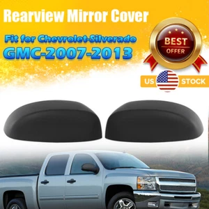 Rear View Mirror Cover Cap Clip-on For Chevy Silverado/GMC Sierra 1500 2007-2013 - Bild 1 von 11