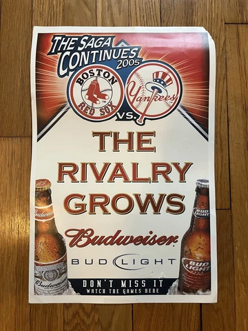 Extremely Rare Yankees Red Sox 2005 Rivalry Grows Poster~Not Released To Public! Cover