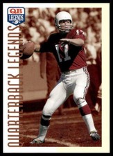 1993 Quarterback Legends 21 Jim Hart  St. Louis Cardinals  Football Card