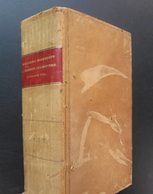 US Politics Gov. Documents House of Representatives Banks Banking Chart 1837 - Image 1 of 4