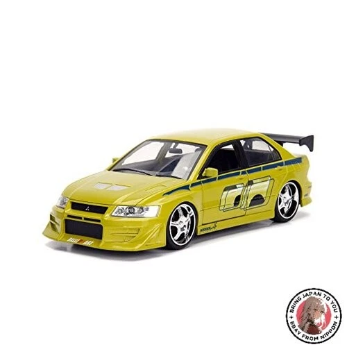 NEW JADA TOYS ミニカー 1/24サイズ FAST&FURIOUS Brian's Mitsubishi Lancer Evolution - Immagine 1 di 1