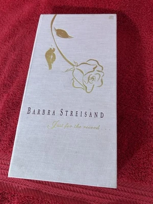 Barbra Streisand 4 Cassette  & booklet 1991 Box Set Just for the Record Foto 1 de 4
