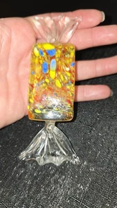 Caramelle vintage in vetro soffiato a mano arte avvolte - Foto 1 di 5