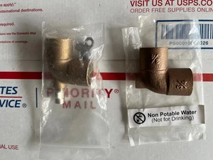 2 Stück Nibco 705 - Bronze 3/4 x 1/8 x3/4 Fußleiste T-Stück Beschläge - Bild 1 von 1
