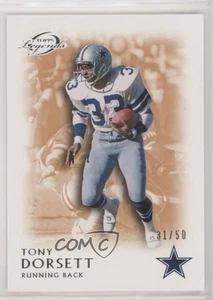 Topps Gridiron Legends Orange 2011/50 Tony Dorsett #140 Salón de la fama - Imagen 1 de 3
