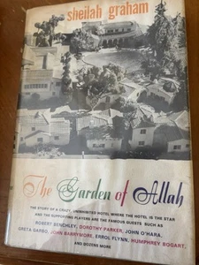 The Garden of Allah by Sheilah Graham Book 1970 1st Ed Hardcover Hollywood Hotel - Picture 1 of 5
