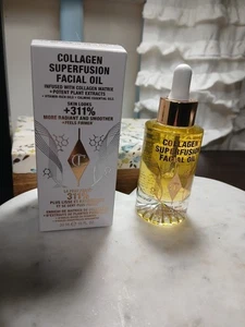 Charlotte Tilbury Collagen Superfusion Facial Oil 1 oz Full Size New In Box - Picture 1 of 1