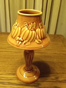 Vintage großer Yankee Candle Keramik Kerzenhalter mit dem Kürbis Design - Bild 1 von 5