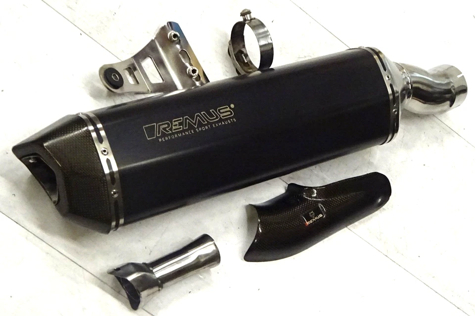 BMW  R1200GS GSA LC R1250GS ADVENTURE REMUS BLACK HAWK EXHAUST SILENCER. - Image 1 of 4