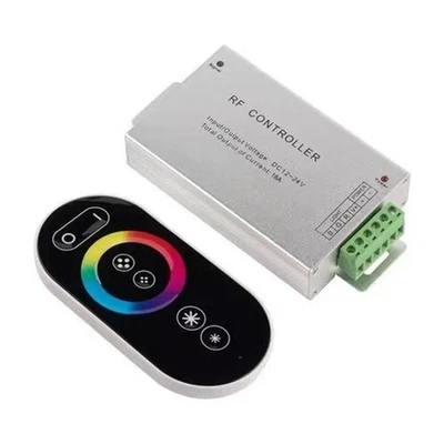 DC12V-24V 18A RF Controller With 6-Key Touch RGB Remote For RGB LED Strip Light - Image 1 of 4