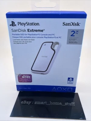 SANDISK EXTREME 2TB PORTABLE SSD FOR PLAYSTATION 5 - NEW Sealed - Image 1 of 2
