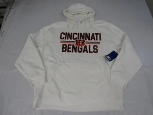 New Cincinnati Bengals Mens Size XL XLarge White Hoodie - Picture 1 of 3