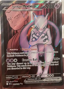 Team Rocket's Mewtwo ex 213/182 Sv10: Destined Rivals Holo - Picture 1 of 2