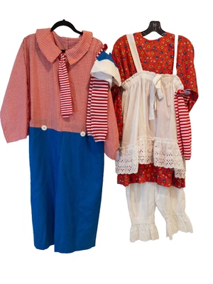 Винтажные костюмы для взрослых Raggedy Andy and Raggedy Ann - Изображение 1 из 4