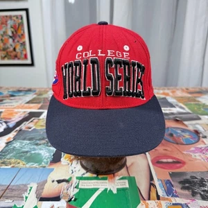 College World Series NCAA Baseball Hat Cap Red Fitted 32/5 Zephyr brand - Picture 1 of 8