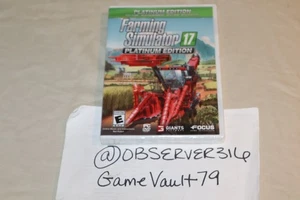 Farming Simulator 17 Platinum Edition - PC NUOVO SIGILLATO - Foto 1 di 7
