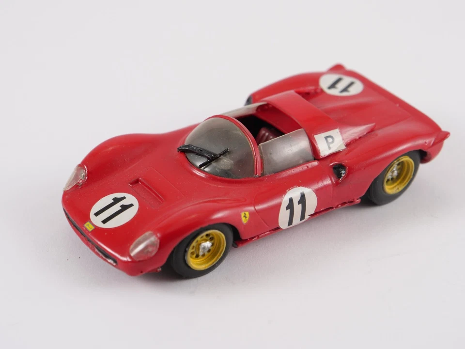 Meri Kits N° 3 Ferrari Dino 206 S #11 Montato 1/43 In Metallo Bianco - Immagine 1 di 4