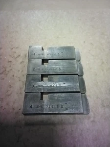 Oster 1/4-20 NC Series 300 Threading Dies #1,2,3,4 - Picture 1 of 6