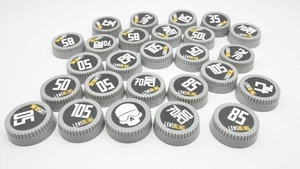 Lotto copriobiettivo posteriore nero Rapid Lens Bling attacco Nikon F Qtà-26 (#T2317) - Foto 1 di 2