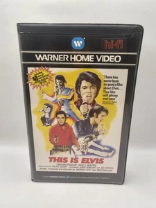 This Is Elvis VHS - Big Box Warner Home Video Version PAL UK Very Rare - Picture 1 of 5