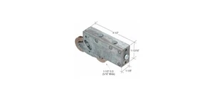 CRL Sliding Glass Door Roller Tandem Stainless Steel 1-1/8" W Housing - Picture 1 of 4