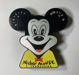 RAR Disney Antik Mickey Mouse 2 Transistor AM Radio Modell O15 Gabriel Japan - Bild 1 von 15