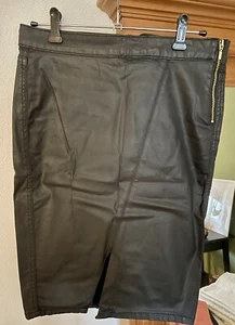 Esprit, Damen Rock, Gr S/36, Kunstleder, Denim, Schwarz, Business, Party, Sexy!! - Bild 1 von 8