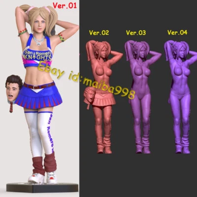 4Version LOLLIPOP CHAINSAW 3D Print GK Figure Model Kit Unpainted Unassembled GK - Image 1 of 4
