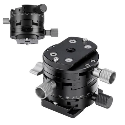 Leofoto G2 GEAR HEAD 3 In 1 Panoramic Geared Ball head Tripod Head Black 1PC USA - Image 1 of 4