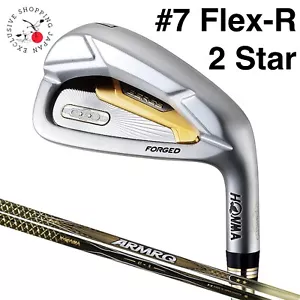 HONMA Golf BERES 2019 Men Iron Club #7 ARMRQ 47 2S 2 Star Graphite Shaft Flex R - Picture 1 of 10