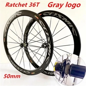 Juego de ruedas para bicicleta de carretera 700C 36T trinquete 30/40/50 mm profundidad V/C/freno de disco/llanta - Imagen 1 de 12