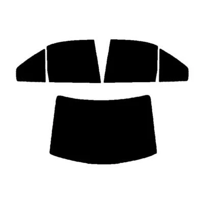 Pre Cut Window Tint for VW Bora 4-door 1999-05 5% Limo Black Rear Tinting Film - Image 1 of 4