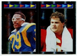 1987 Topps Sticker #134/#148 Eric Dickerson Los Angeles Rams & Bill Maas Chiefs - Picture 1 of 2
