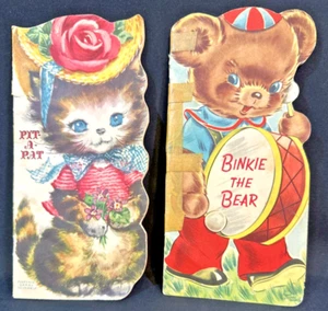 PIT-A-PAT & BINKIE THE BEAR ~Whitman Publishing Children's Book  1949 *READ - Foto 1 di 15