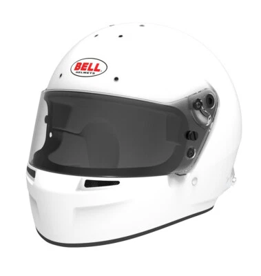 FIA Bell GT6 Sport Full Face Helmet White Color sizes 54-61+ - Image 1 of 3