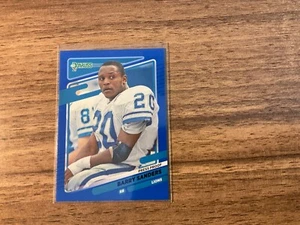 2021 Panini Donruss Football Barry Sanders Blue Press Proof #173 Detroit Lions - Bild 1 von 2