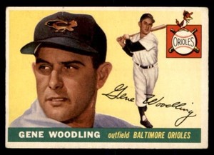 1955 Topps Baseball #190 Gene Woodling VG/EX *gg2