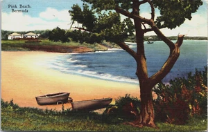 Bermuda Pink Beach Linen Postcard B240 - Picture 1 of 2