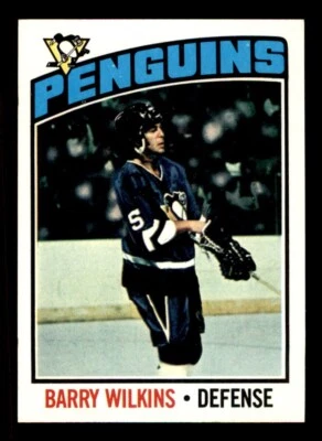 1976 Topps Hockey #102 Barry Wilkins NM/MT - Image 1 of 2