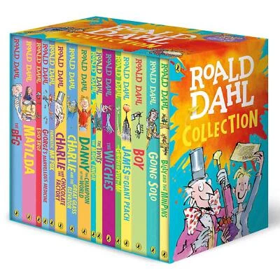 Roald Dahl Classic Reading Collection Witches BFG Matilda Pack 16 Books Box Set - Image 1 of 4