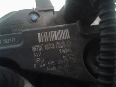 Alternador usado serve: 2009 Volkswagen Beetle 140 amp grau A - Imagem 1 de 4