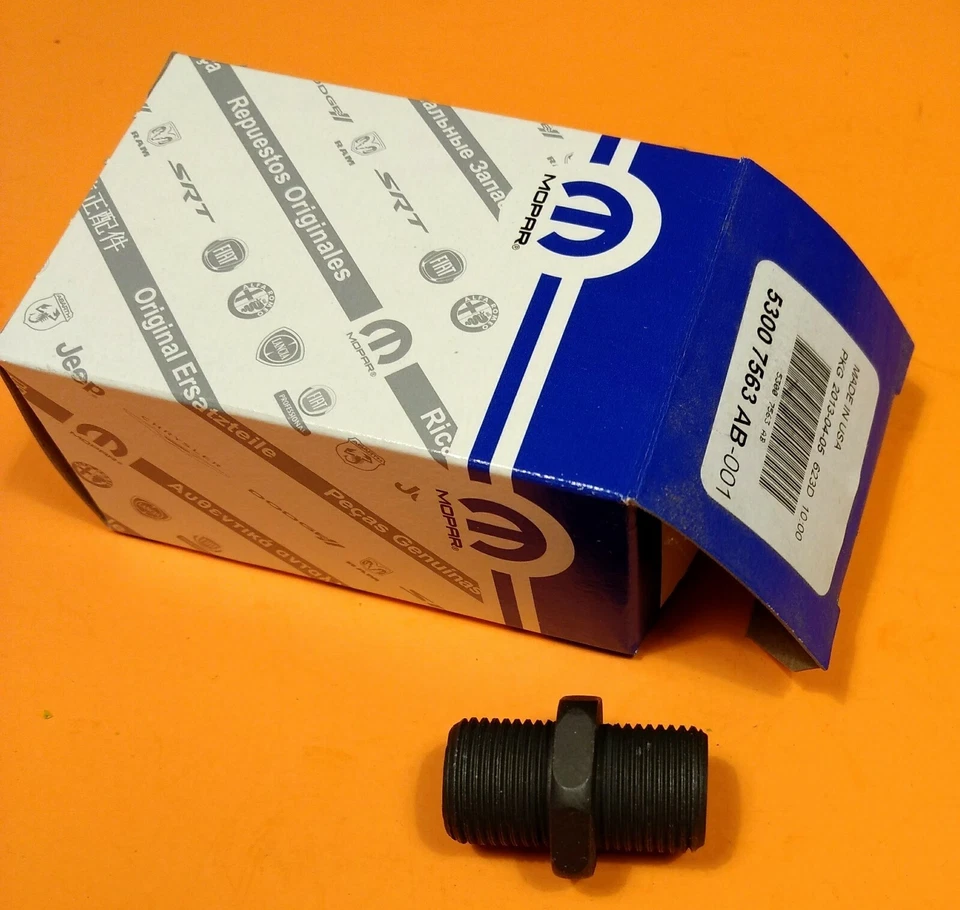 1962-up NOS MOPAR 318-340-383-440 Oil Filter Mount Adapter Plymouth Dodge Chrys - Image 1 of 4
