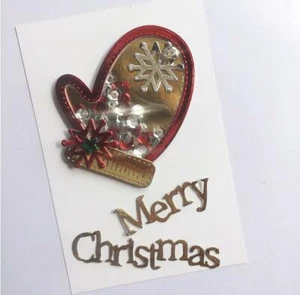 Handschuhe Metall Stanzformen Schablone Scrapbooking Weihnachten Stanzen Scrapbooking Basteln - Bild 1 von 6