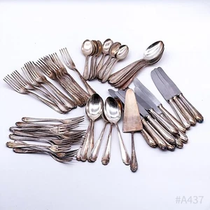 Vintage Bruckmann Silberbesteck für 12 Personen 90 versilbert 2,9KG - Bild 1 von 12