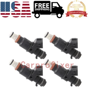 FITS 2003-07 Honda Accord 2.4L 16450RAAA01 16450-RAA-A01 Set of 4 Fuel Injectors - Picture 1 of 11